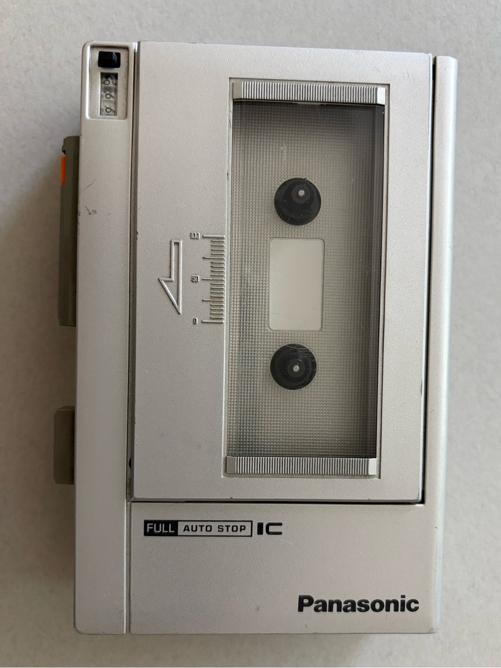 Panasonic Silver Portable Cassette Player/Recorder. Powers on and works.